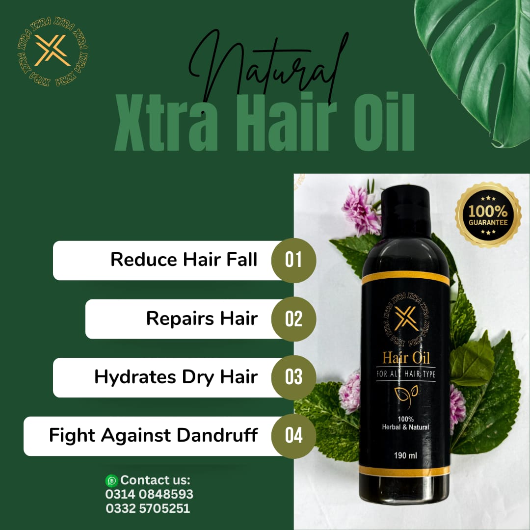 Xtra Hair Oil Nourishment & Scalp Care (120ml)(190) - For All Hair Types - Image 3